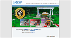 Desktop Screenshot of lifespas.com